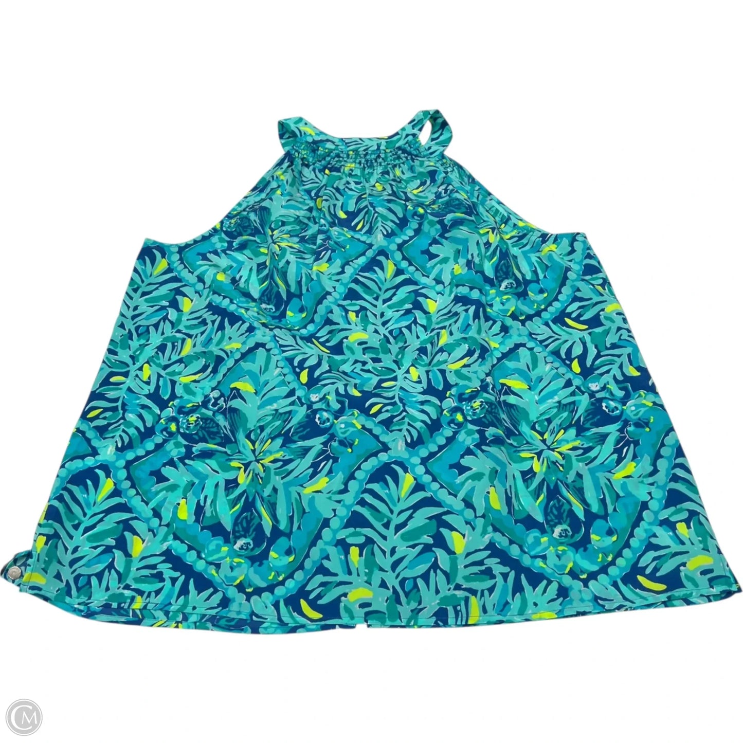 Blouse Designer By Lilly Pulitzer In Blue, Size: Xl