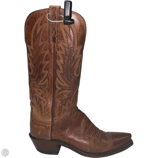 Boots Western By Lucchese In Brown, Size: 6