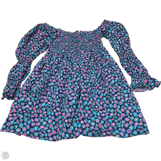 Dress Designer By Lilly Pulitzer In Blue & Pink, Size: M