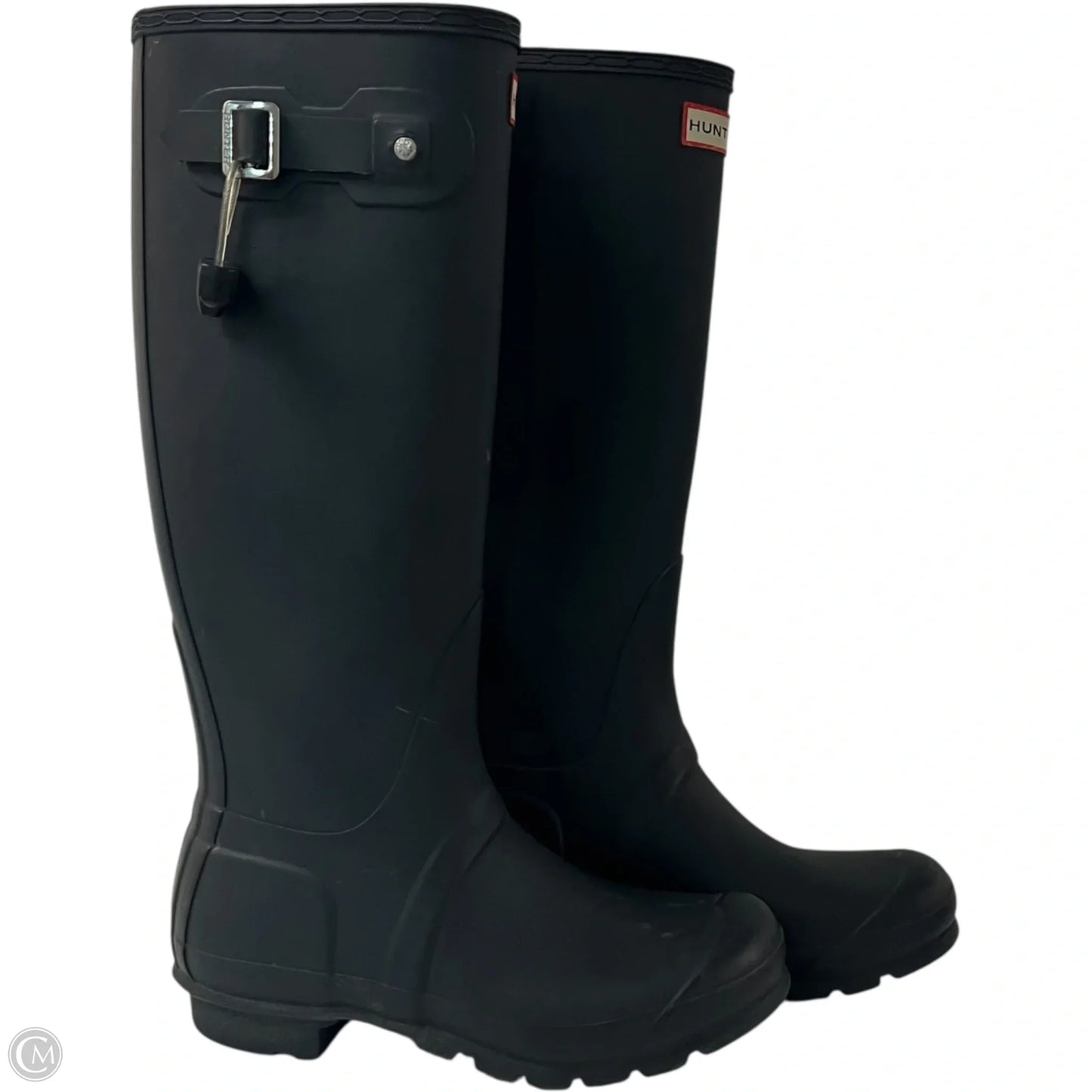 Boots Rain By Hunter In Navy, Size: 7