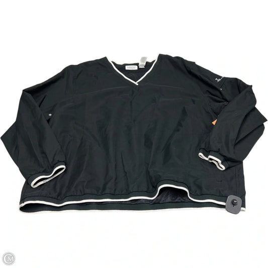 Athletic Top Long Sleeve Crewneck By Liz Claiborne In Black, Size: 3x