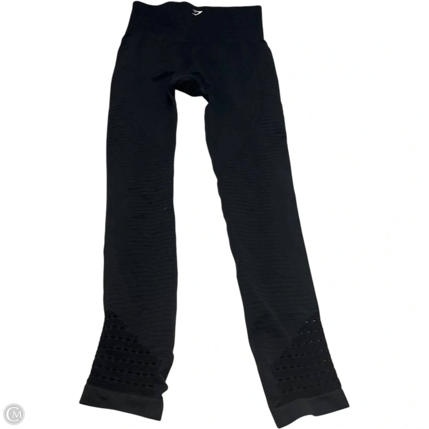 Athletic Leggings By Gym Shark In Black, Size: M