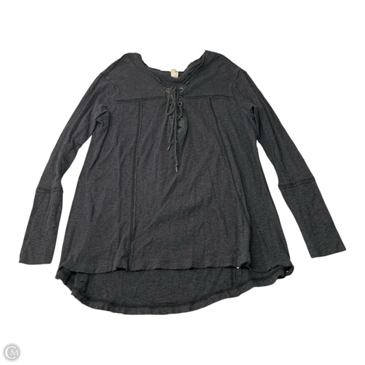 Top Long Sleeve By We The Free In Grey, Size: S