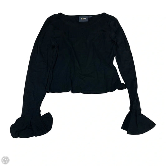 Top Long Sleeve By Maeve In Black, Size: S