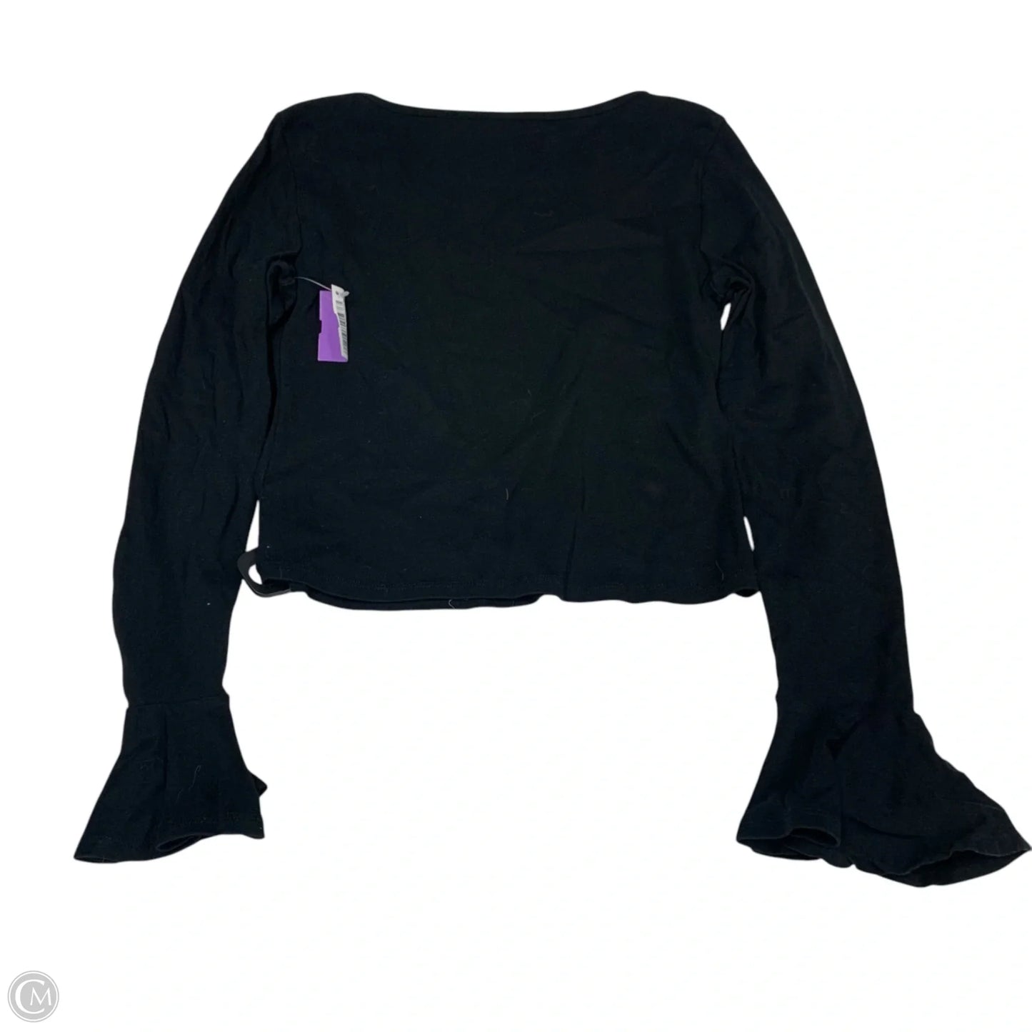 Top Long Sleeve By Maeve In Black, Size: S