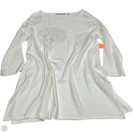 Top Long Sleeve By Soft Surroundings In White, Size: Xs