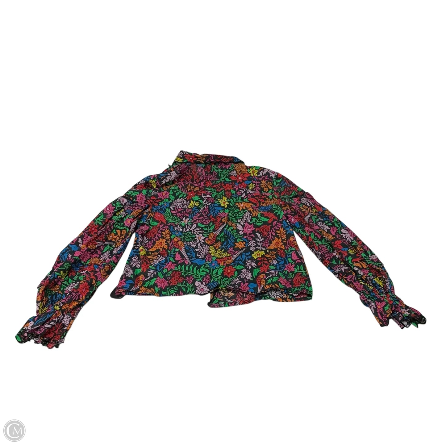 Top Long Sleeve Designer By Farm Rio In Multi-colored, Size: S