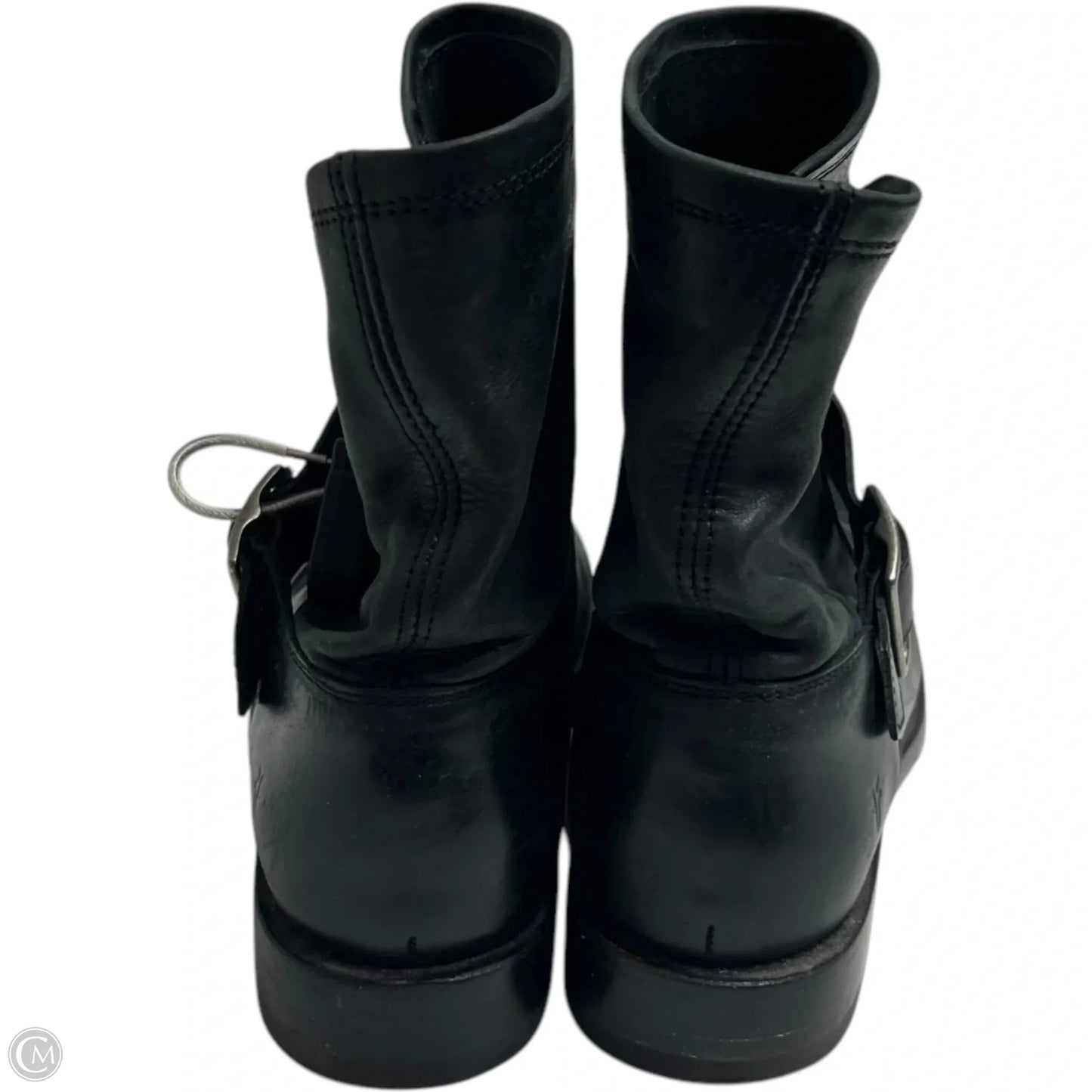 Boots Designer By Frye In Black, Size: 7