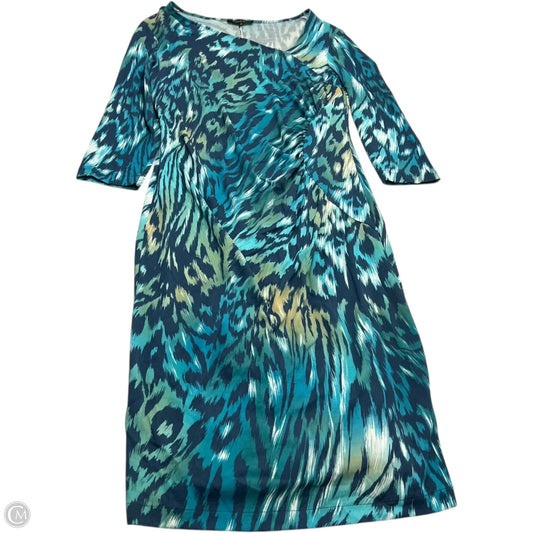 Dress Designer By Lafayette 148 In Blue, Size: L