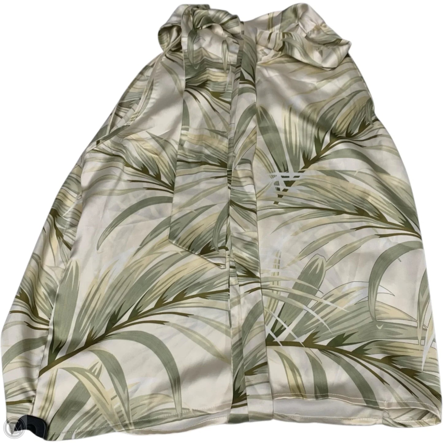 Top Sleeveless By Rachel Zoe In Cream & Green, Size: Xl