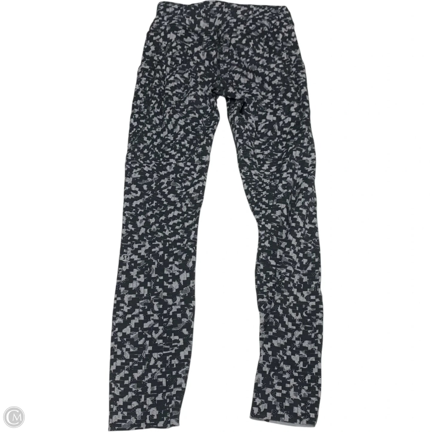 Athletic Leggings By Lululemon In Grey, Size: S
