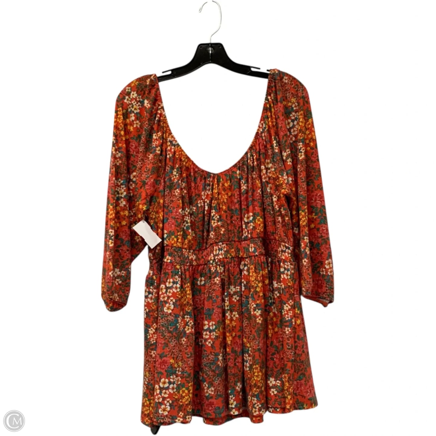 Top Short Sleeve By Torrid In Floral Print, Size: 2x