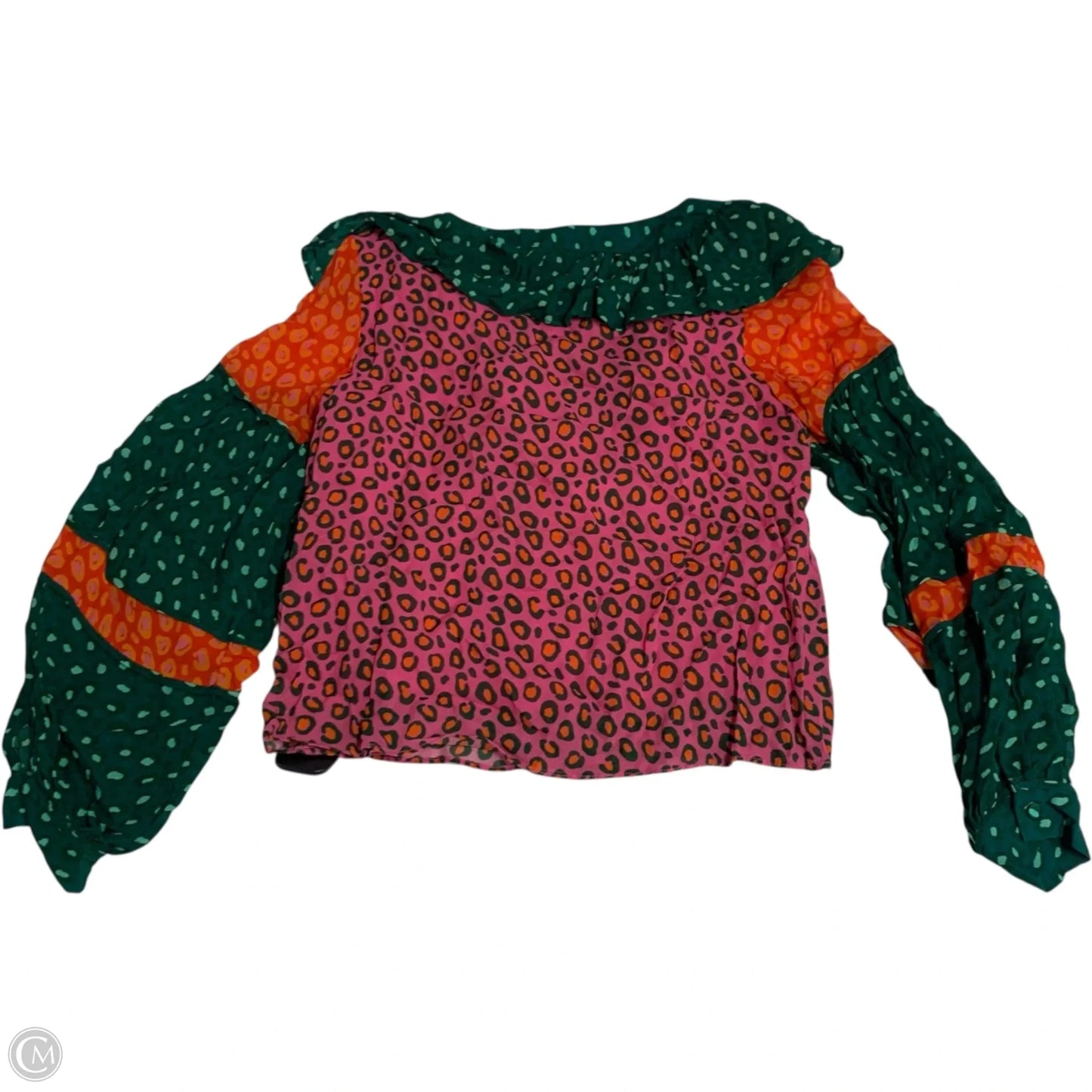 Top Long Sleeve Designer By Farm Rio In Multi-colored, Size: Xs