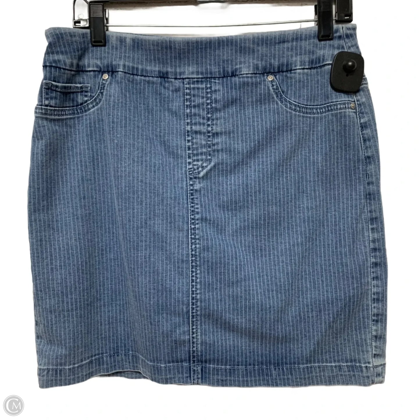 Skort By Chicos In Blue Denim, Size: S