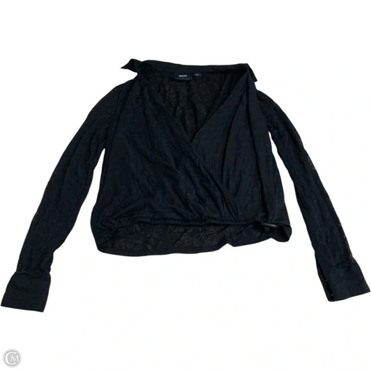 Top Long Sleeve By Maeve In Black, Size: S