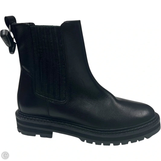 Boots Mid-calf Flats By Boden In Black, Size: 8.5
