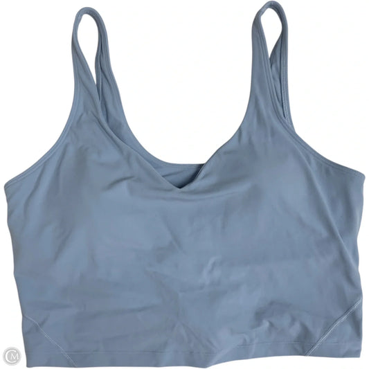 Athletic Tank Top By Lululemon In Blue, Size: L