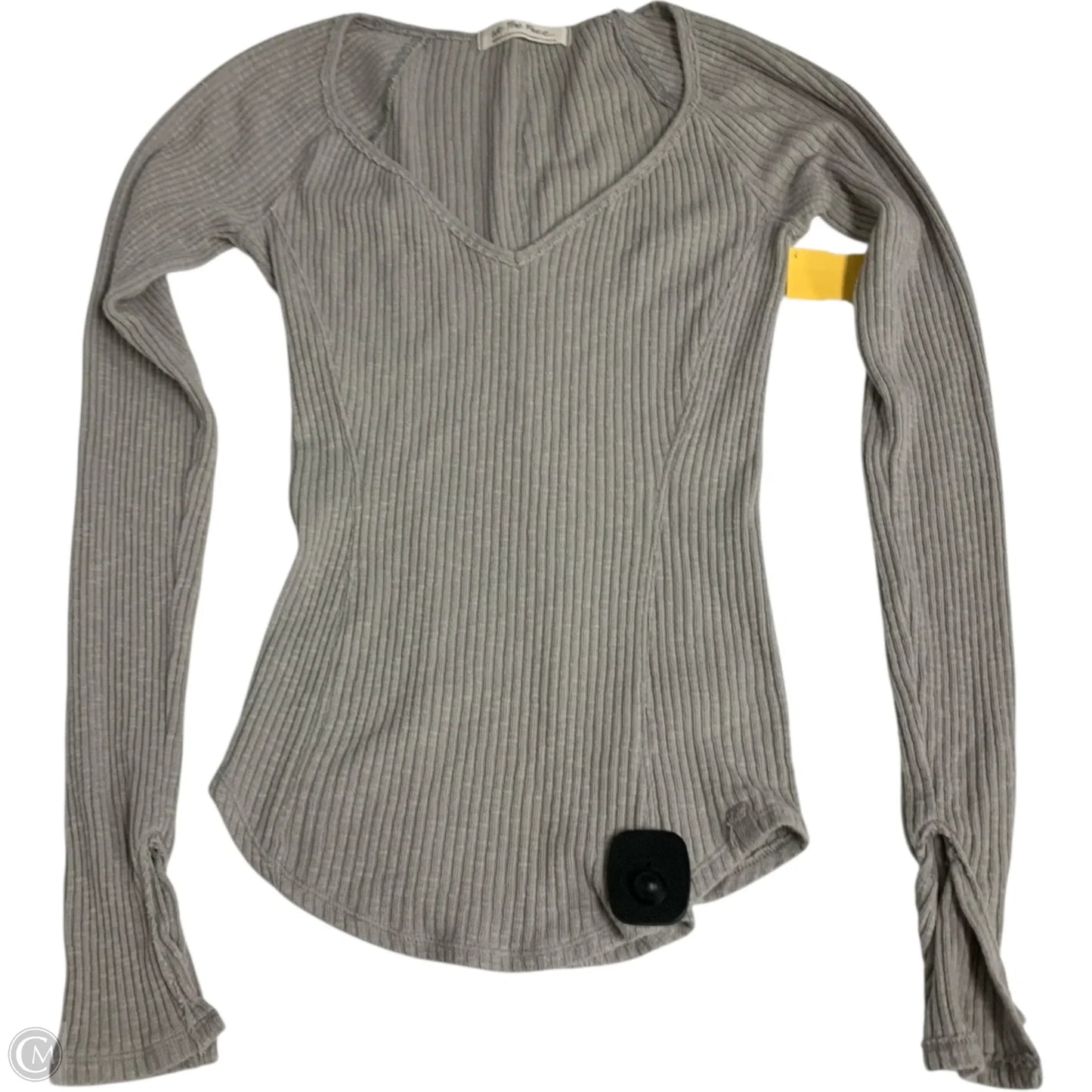 Top Long Sleeve By We The Free In Grey, Size: M