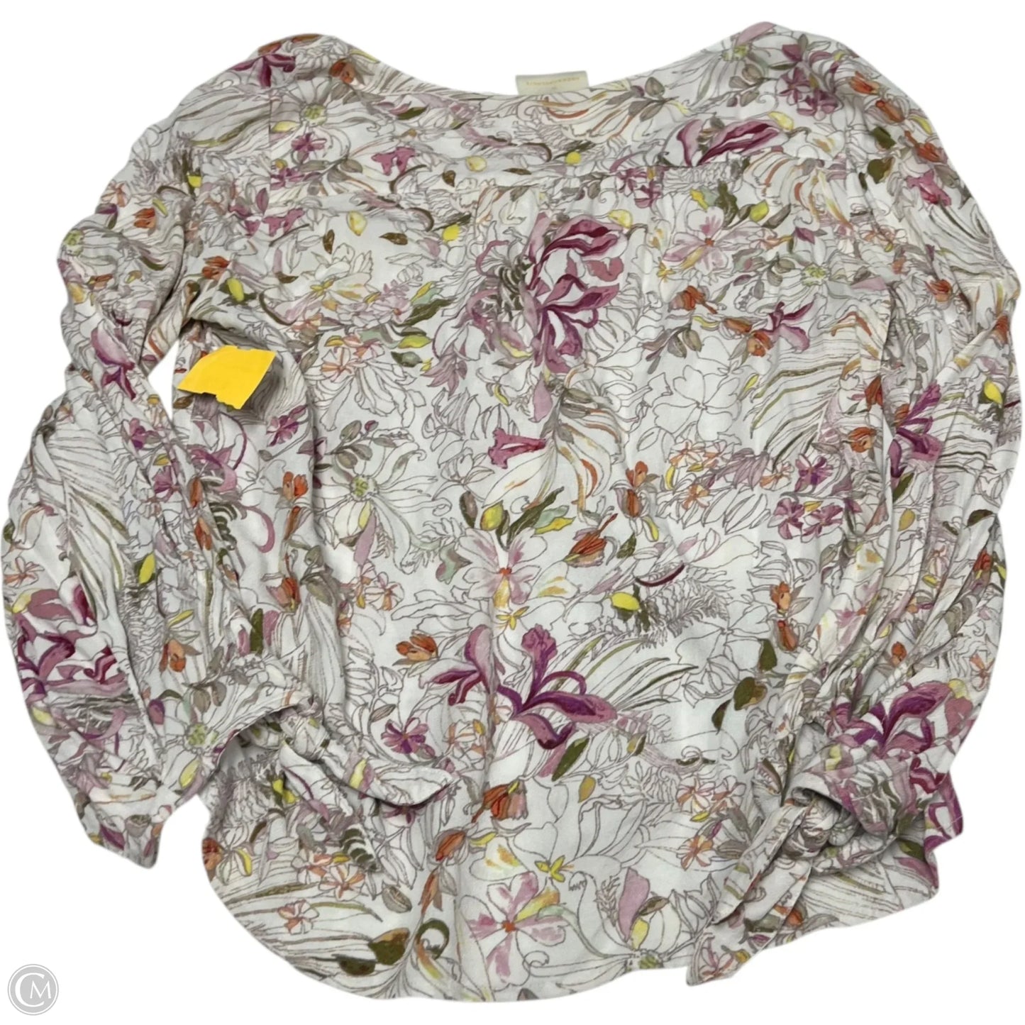 Top Long Sleeve By Maeve In Floral Print, Size: M