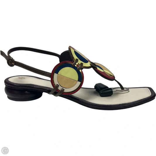 Sandals Designer By Tory Burch In Multi-colored, Size: 8.5