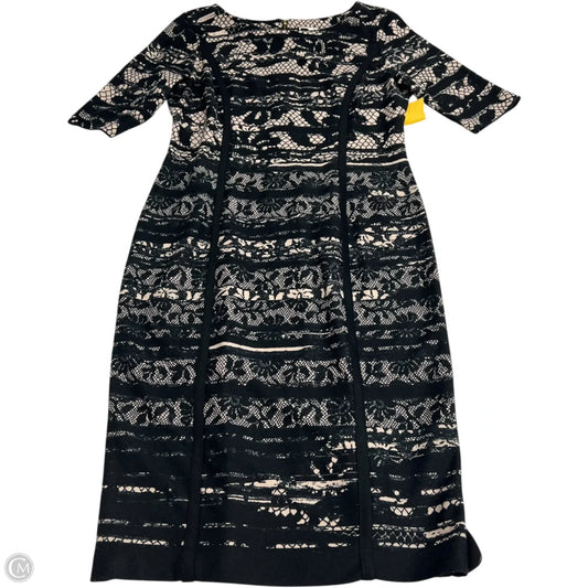 Dress Work By Julian Taylor In Black & Cream, Size: S