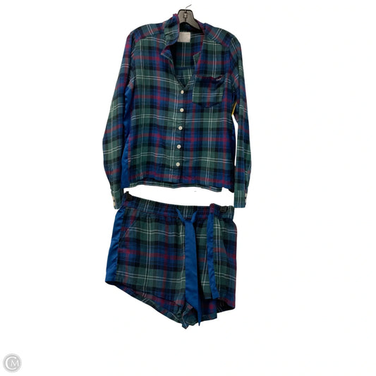 Lounge Set Shorts By Abercrombie And Fitch In Plaid Pattern, Size: M