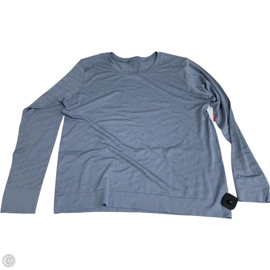 Athletic Top Long Sleeve Crewneck By Lululemon In Blue, Size: L