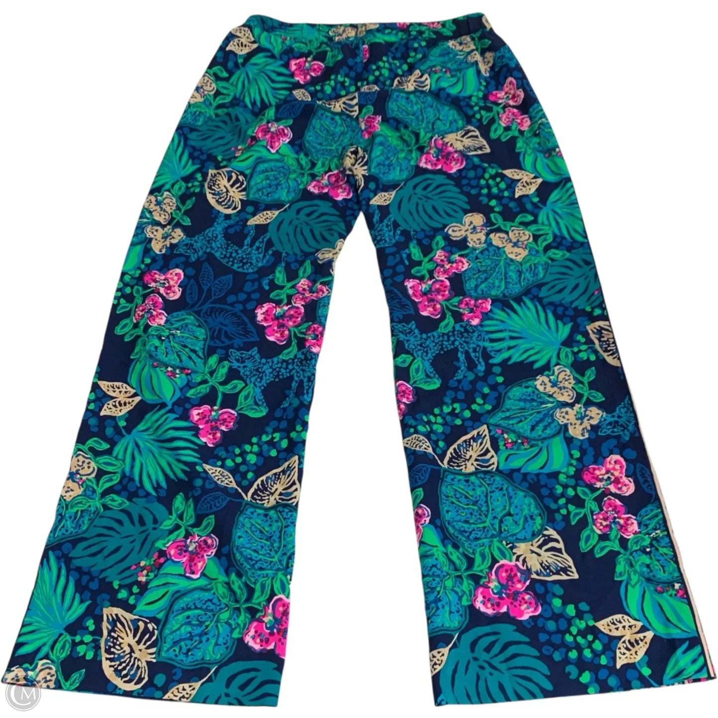Pants Designer By Lilly Pulitzer In Blue & Green, Size: M