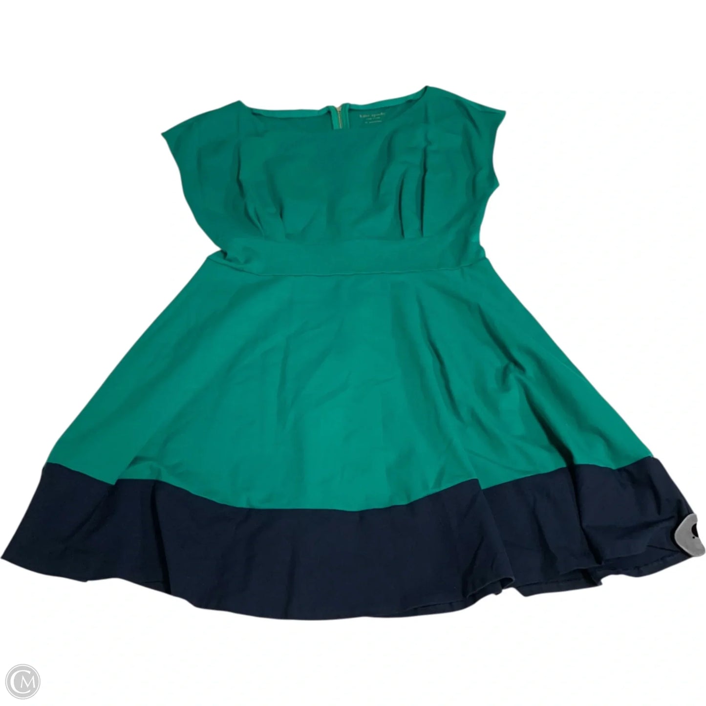 Dress Designer By Kate Spade In Blue & Green, Size: Xl