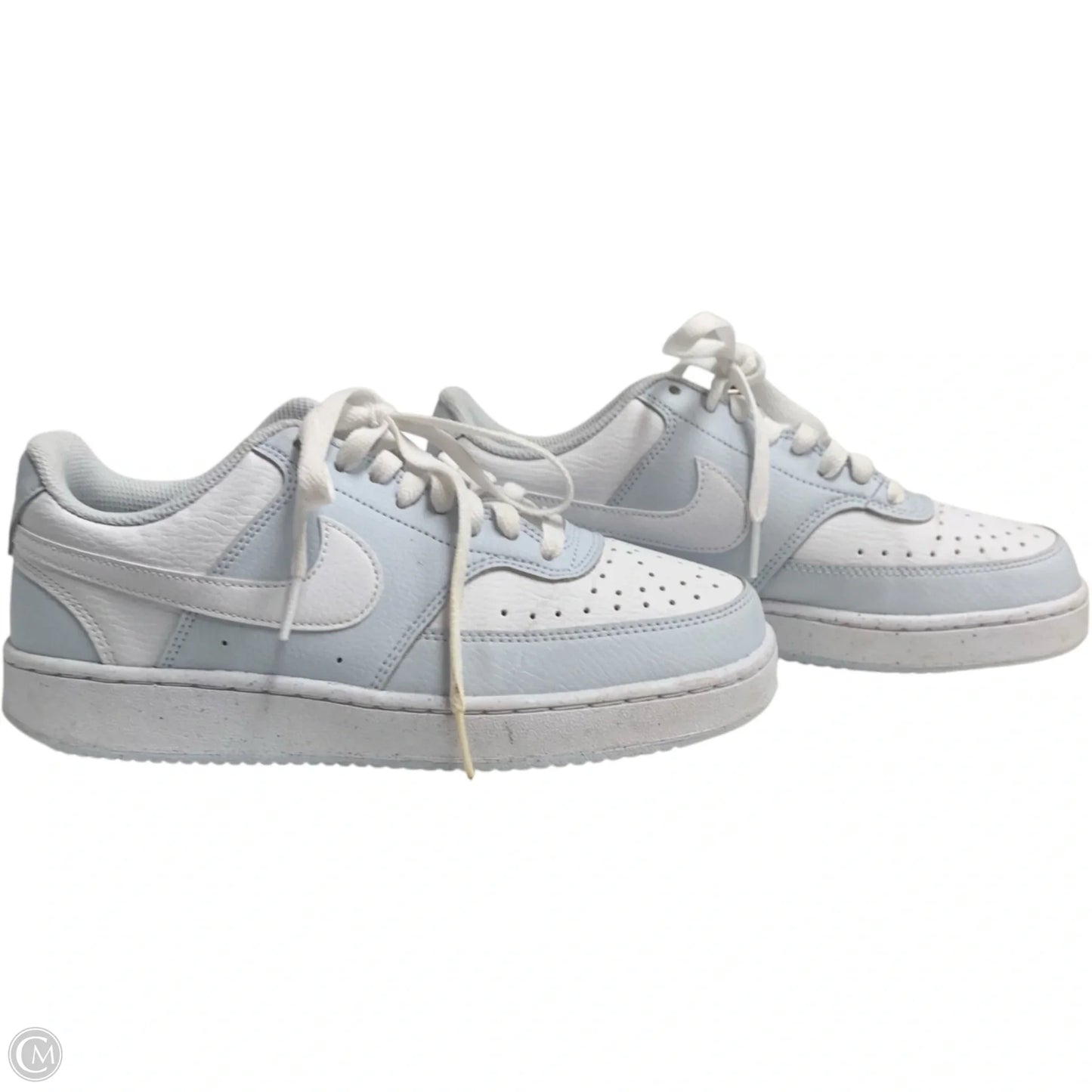 Shoes Sneakers By Nike In Blue & White, Size: 7.5