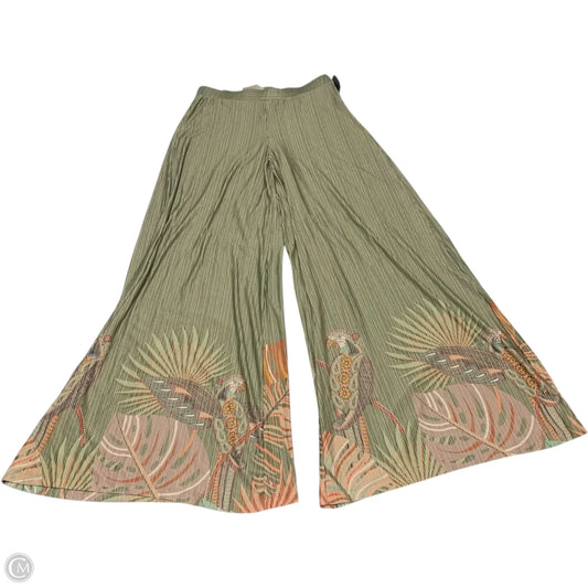 Pants Designer By Farm Rio In Green, Size: Xs