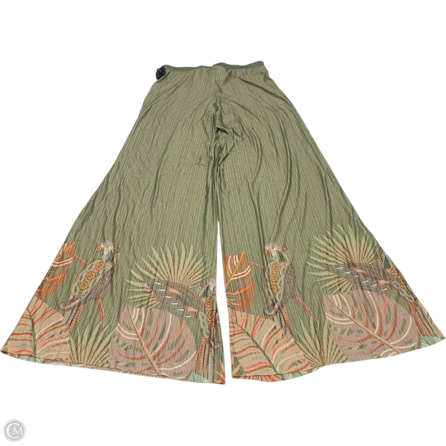 Pants Designer By Farm Rio In Green, Size: Xs
