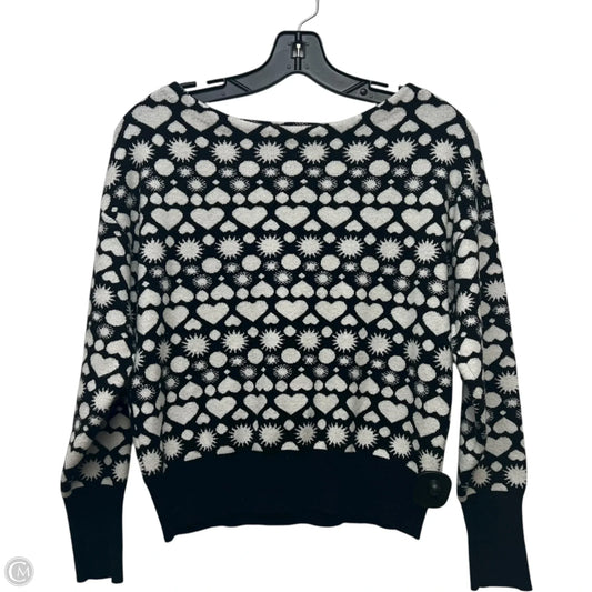 Sweater By Maeve In Black & White, Size: Xs