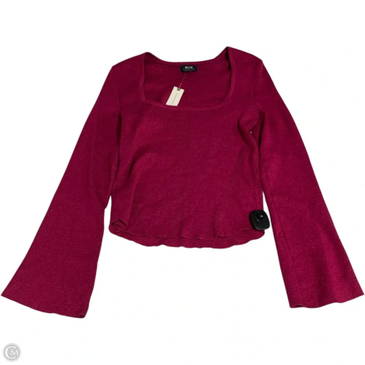 Top Long Sleeve By Maeve In Pink, Size: Xl