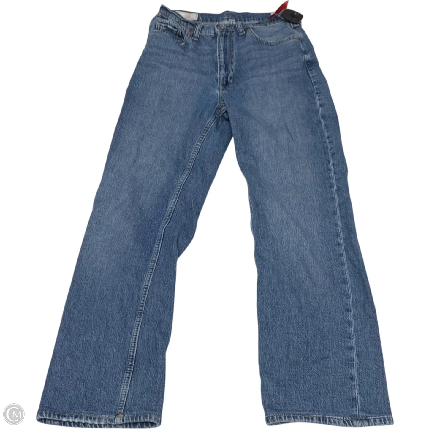 Jeans Straight By Gap In Blue Denim, Size: 0