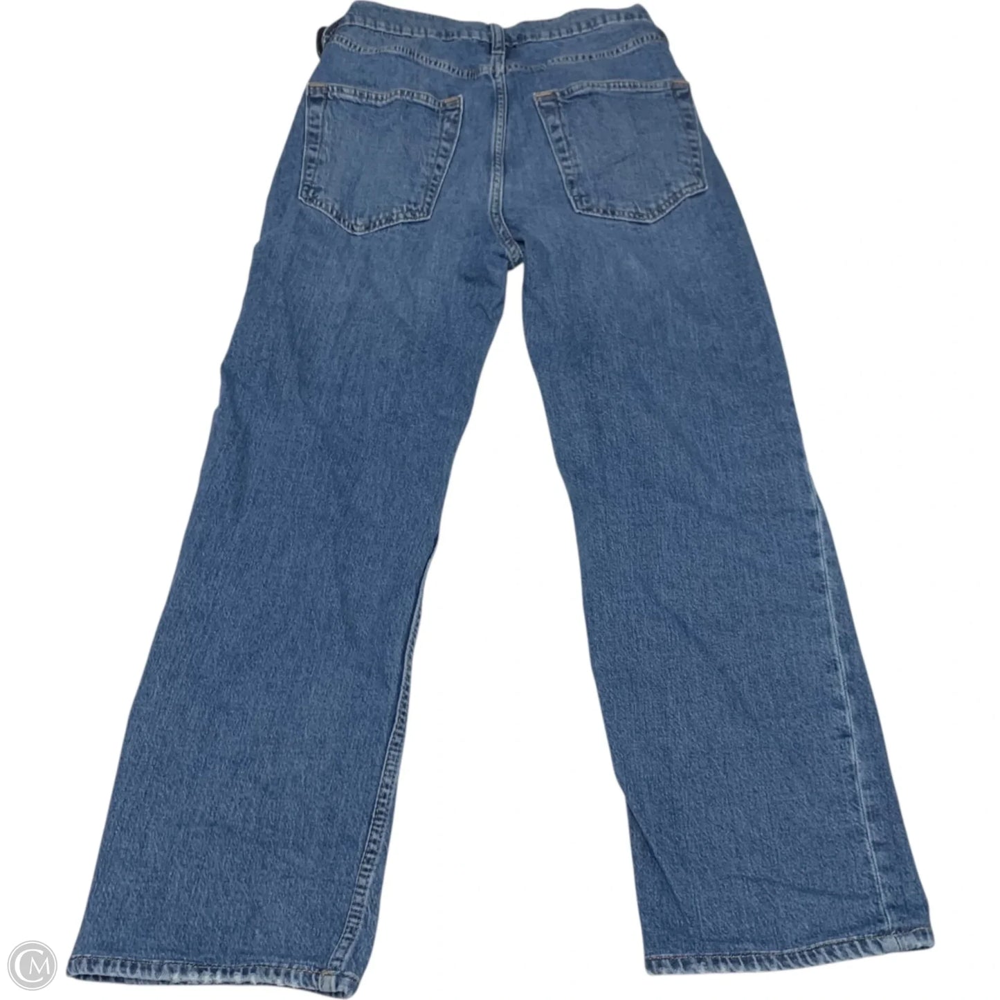 Jeans Straight By Gap In Blue Denim, Size: 0