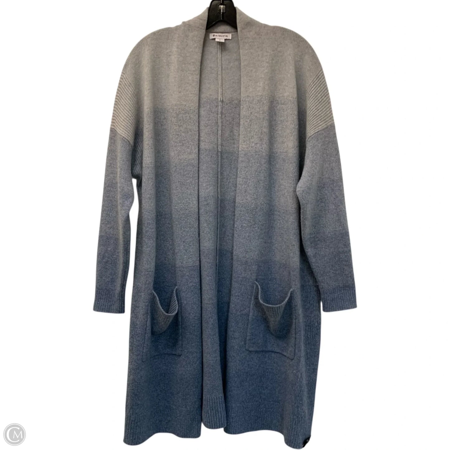 Sweater Cardigan By Athleta In Ombre Print, Size: L