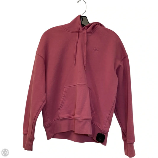 Sweatshirt Hoodie By Champion In Pink, Size: Xs