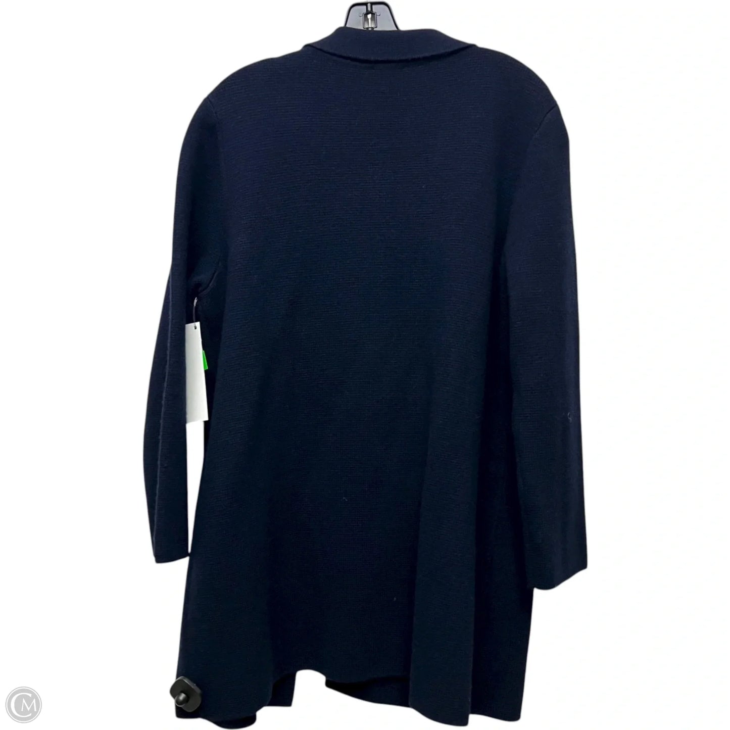 Sweater Cardigan By Talbots In Navy, Size: 1x