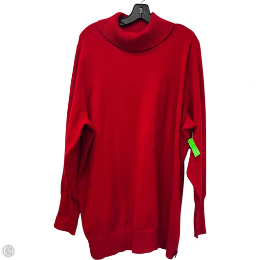 Sweater By Torrid In Red, Size: 4x