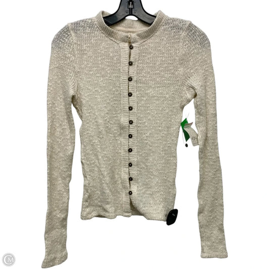 Top Long Sleeve By We The Free In Cream, Size: M