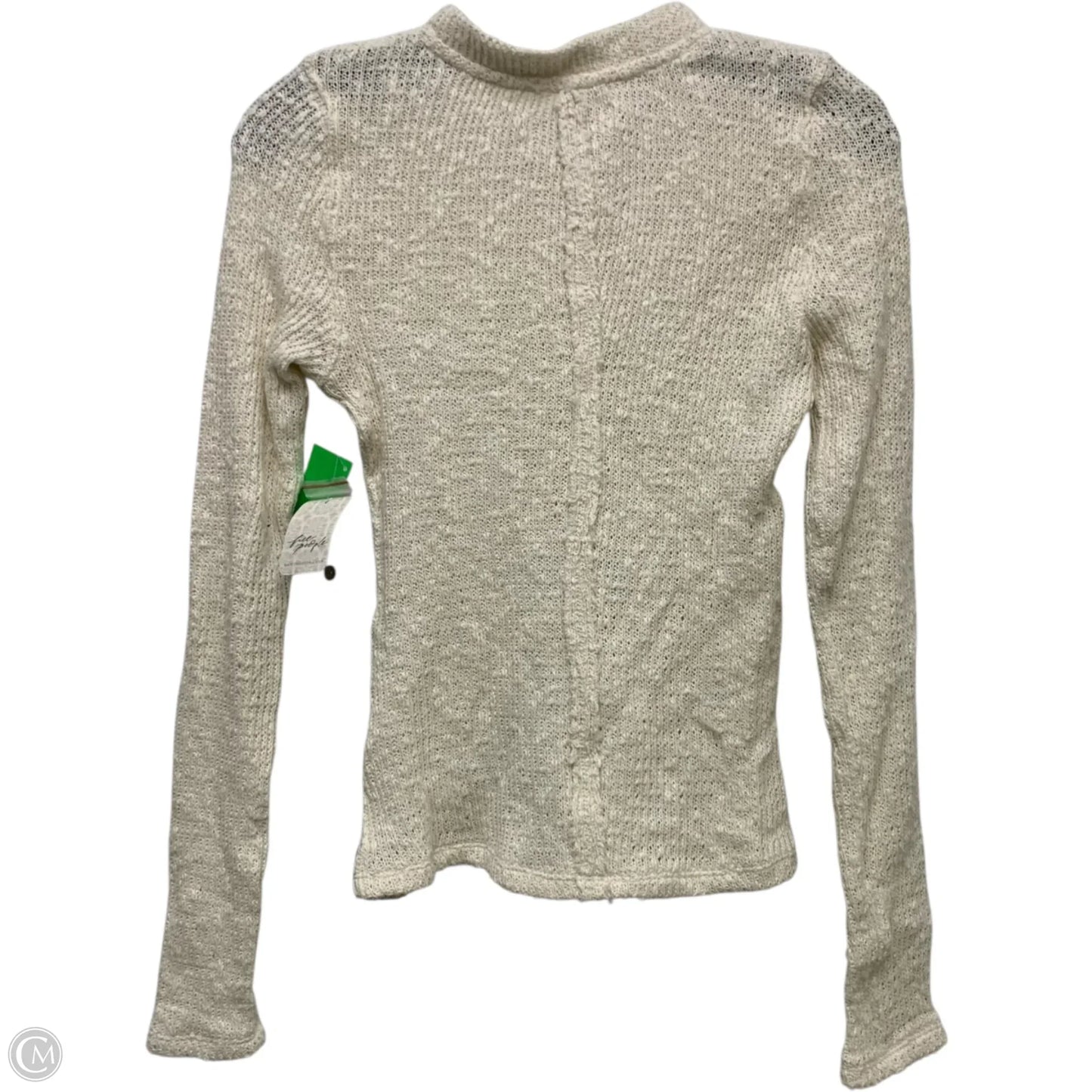 Top Long Sleeve By We The Free In Cream, Size: M