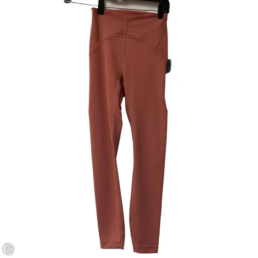 Athletic Leggings By Lululemon In Pink, Size: Xs