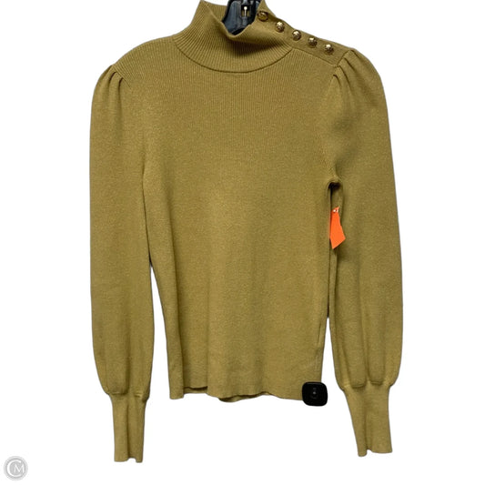 Top Long Sleeve By Lauren By Ralph Lauren In Yellow, Size: M