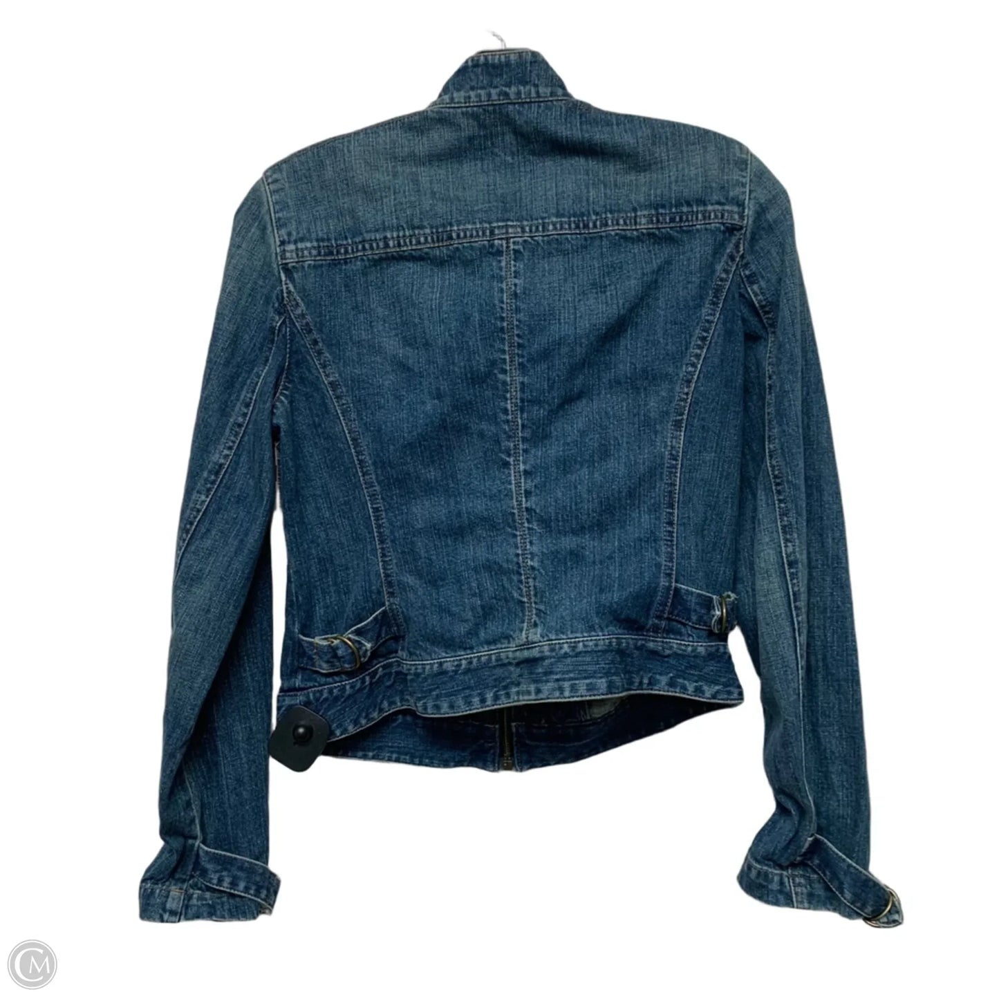 Jacket Denim By Lauren Jeans Co In Blue Denim, Size: S
