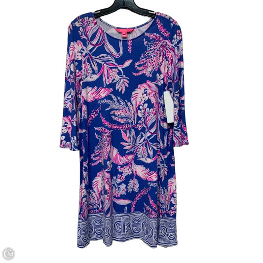 Dress Designer By Lilly Pulitzer In Blue & Purple, Size: M
