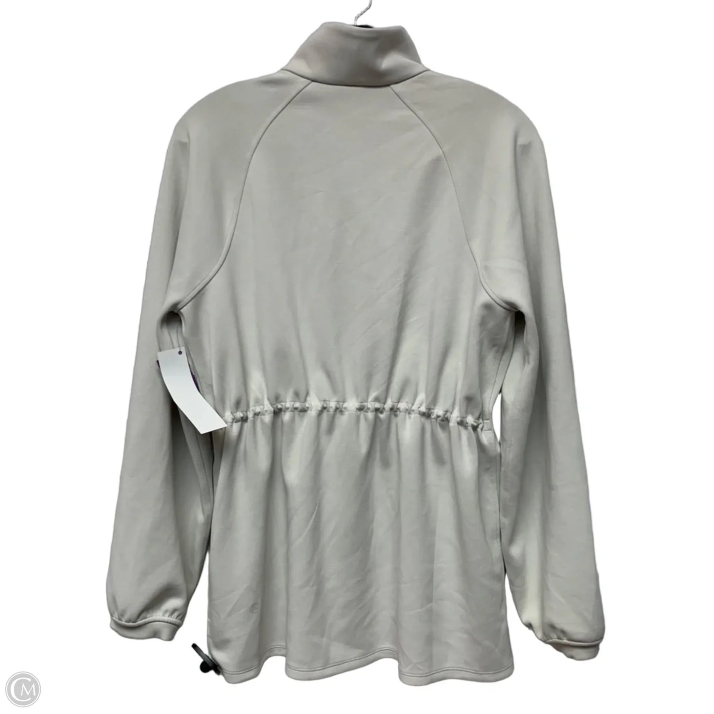 Athletic Jacket By Lululemon In Cream, Size: M