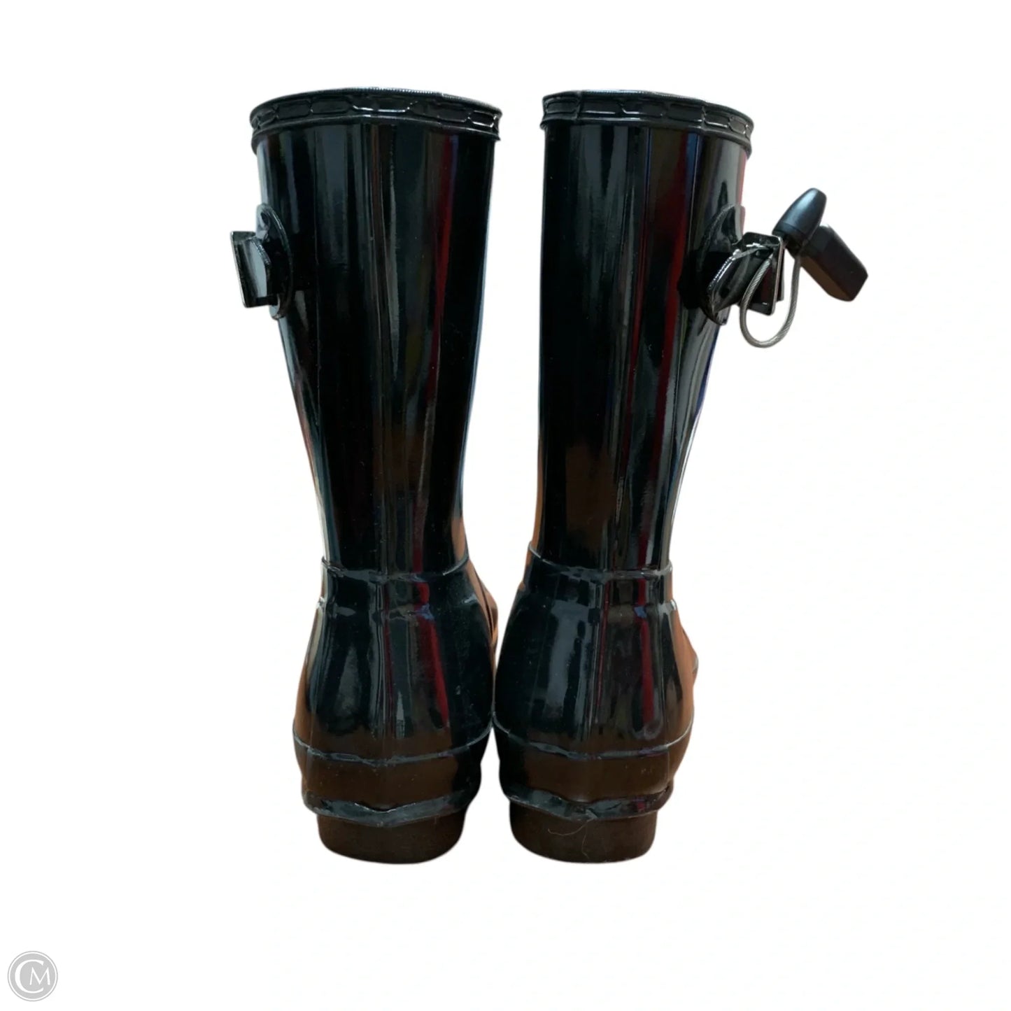 Boots Designer By Hunter In Black, Size: 7