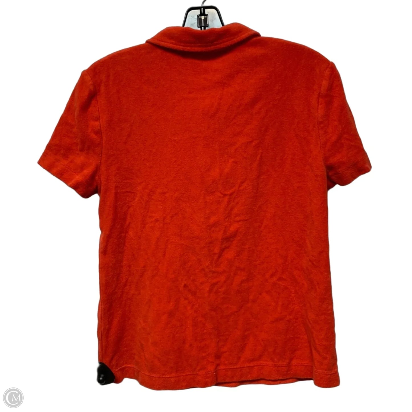 Top Short Sleeve Designer By Tory Burch In Orange, Size: M
