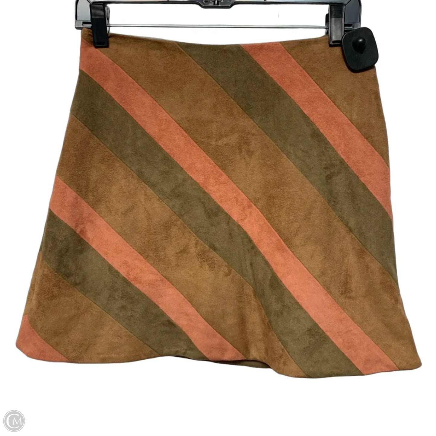 Skirt Mini & Short By Sfera In Brown & Pink, Size: S